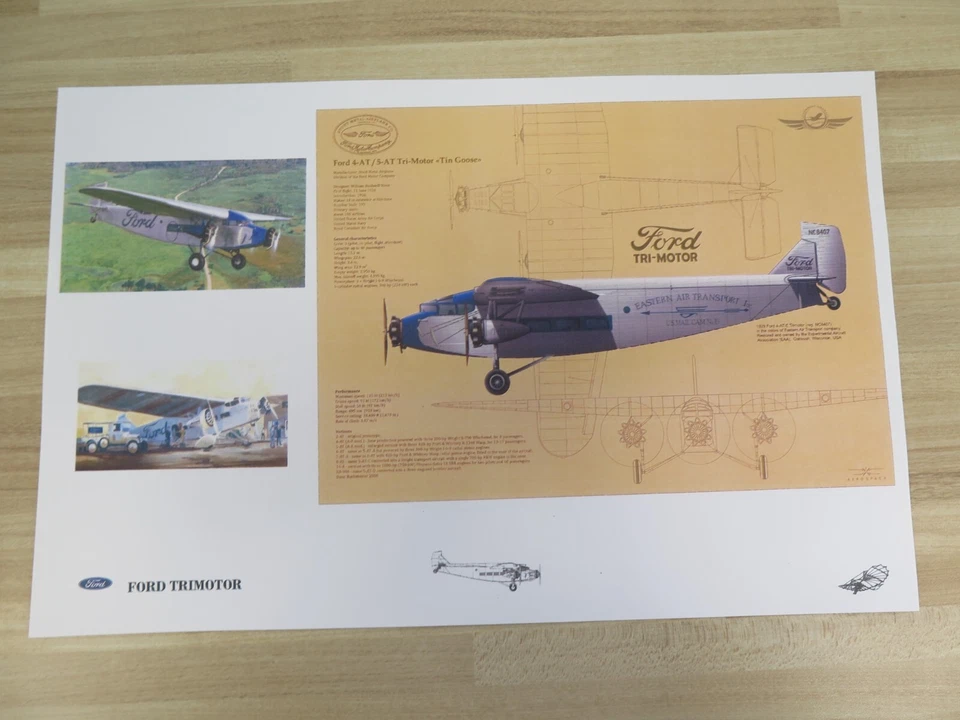 Ford Tri-Motor Diagraim - Image 1 of 1