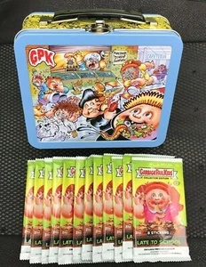 Garbage Pail Kids 2020 LATE TO SCHOOL EMPTY BLUE LUNCH BOX PLUS Wrappers GPK - Picture 1 of 3