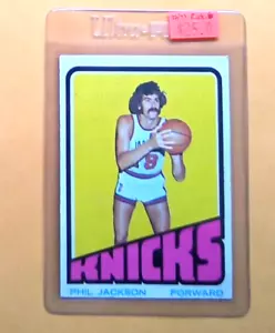 1972 73 Topps Basketball Card #32 PHIL JACKSON Knicks Rookie HOF EX/MT+ - Picture 1 of 3