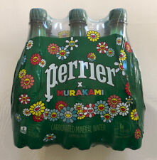 Perrier X Takashi Murakami - Carbonated Mineral Water - Pack of 6 - New