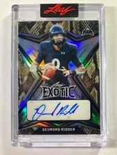 2022 Leaf Exotic Desmond Ridder Snakeskin 7/10 Auto Rookie Card FALCONS!!!