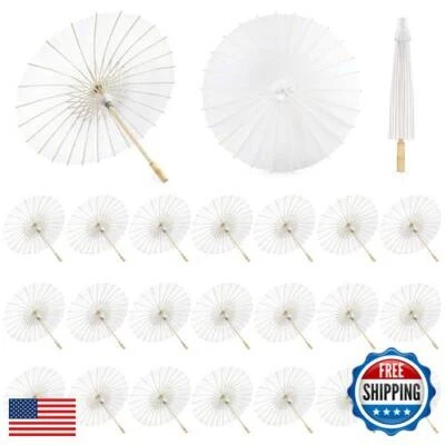 Paquete de 24 paraguas de papel para bodas HOOMUU - paraguas de boda chino japonés Foto 1 de 4