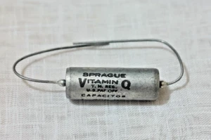 .1uF 200v Sprague Axial Capacitor 196P Vitamin Q Tone Audio oil PIO guitar - Picture 1 of 2
