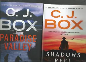 C.J. BOX (2HC) SHADOWS REEL +PARADISE VALLEY - (JOE PICKETT NOVEL) 2017-22 - Picture 1 of 10
