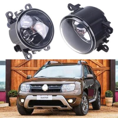 Lámpara de parachoques antiniebla izquierda + derecha con bombilla para Dacia Duster Sandero Logan 2004-2015 Foto 1 de 4