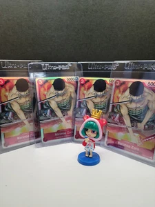4 x One Piece Card Game Roronoa Zoro ST01-013 SR NM/M Holo English NM/M - Picture 1 of 1