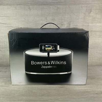 Retro Bowers & Wilkins Zeppelin Mini Apple iPhone Electric Speaker Dock System - Image 1 of 4