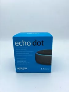 Amazon Echo Dot 3. Generation anthrazit schwarz Alexa intel. Lautsprecher Smart - Bild 1 von 3