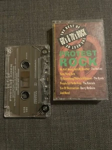 PROTEST ROCK - The Byrd’s/Rascals/Hollies - Rock Cassette Tape - Picture 1 of 3