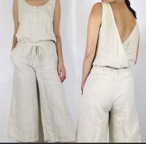 cloth and stone sleeveless jumpsuit