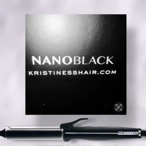 Rizador Kristin Ess NanoBlack (1,25”) nuevo con etiquetas en su magnífica caja - Imagen 1 de 16