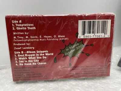 NEW SEALED - 2001 FREESTYLE FELLOWSHIP  PROMO SINGLE CASSETTE TAPE "TEMPTATIONS" - Image 1 of 4