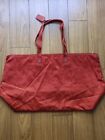 Vintage Red Coach Nylon Weekend Travel Shoulder Tote Bag Xl