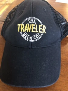 Unisex Traveler Beer Co. Negro Logo Snapback Sombrero Talla Única Ajustable - Imagen 1 de 6