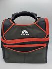 IGLOO Insulated Cooler Bag Black & Red 2 Compartments Soft Sided
