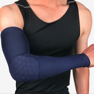 2 PCS Arm Sleeve Basketball Running Cycling Sport UV Sun Protection Cover Warmer - Picture 1 of 17