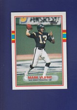 Mark Vlasic RC 1989 Topps NFL Football #311 (MINT) San Diego Chargers