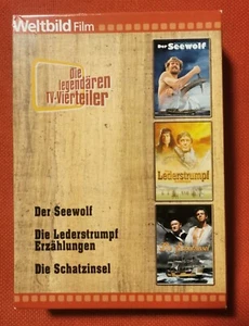SEEWOLF SCHATZINSEL LEDERSTRUMPF Die legendären ZDF TV-Vierteiler 6 DVD´s KULT - Bild 1 von 8