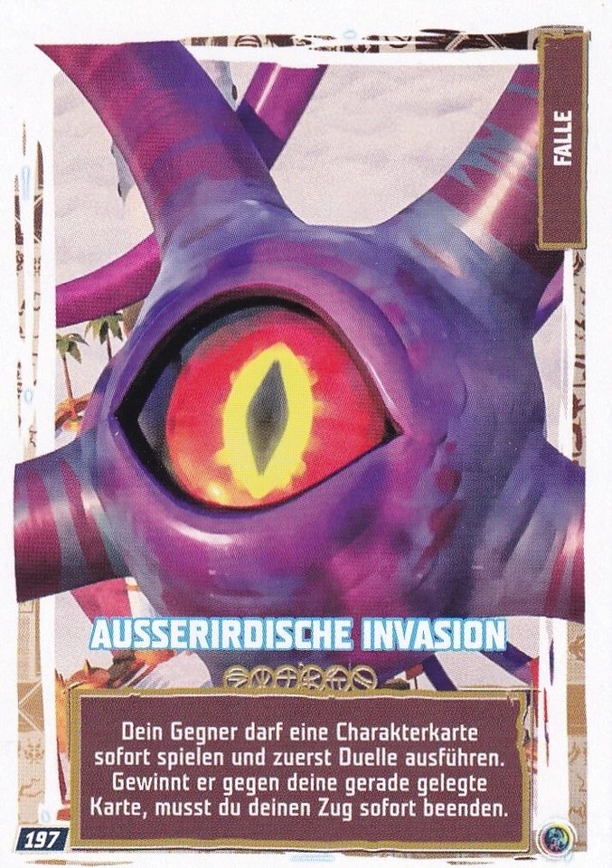 Lego Ninjago Series 9 TCG Trap Card No. 197 Alien Invasion - Image 1 of 1
