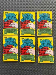 (6) 1981 Topps Scratch-Off ungeöffnete Packungen - Bild 1 von 6