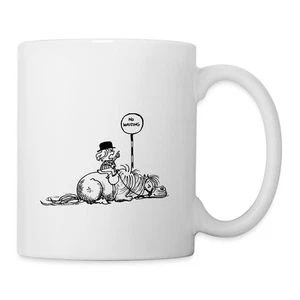 Thelwell No Waiting Lazy Pony Line Art Licensed Coffee/Tea Mug, One Size, white - Picture 1 of 4