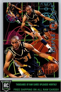 1994-95 Fleer Triple Threats Reggie Miller #5 Indiana Pacers - Foto 1 di 2