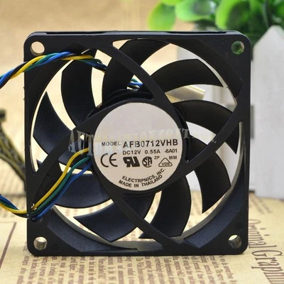 For Delta AFB0712VHB 70x70x15mm DC12V 0.55A CPU Cooling Fan 4pin - Image 1 of 2