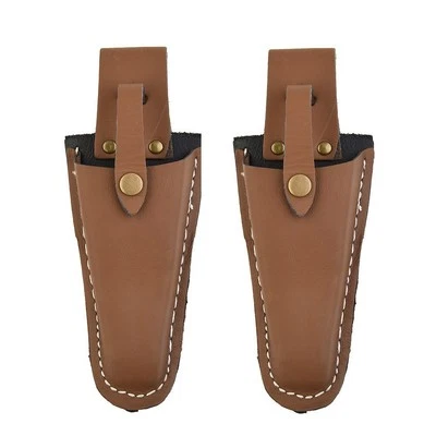 Portable Tool Bag for Pruning Scissors Made of Leather Material (2PCS) - Image 1 of 4