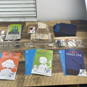Kiwi Co Tinker Crate Build Your Own- Lot Of 3-Paper Circuits-Automaton-Fiber Op. - Picture 1 of 10
