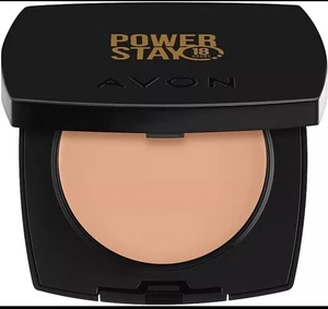 Avon Power Stay 18 Hours Cream to Powder Foundation SPF20 *HINEY BEIGE* - Picture 1 of 3