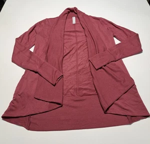 Athleta Pranayama Restore Strickjacke Wickeloptik vorne offen Farbe Rose XXS - Bild 1 von 6