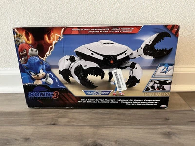 Sonic The Hedgehog 3 Crab Mech Battle Juego Jakks 2024 Totalmente Nuevo Foto 1 de 4