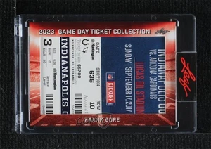 2023 Leaf Game Day Ticket Collection Frank Gore #TC-34 - Picture 1 of 4