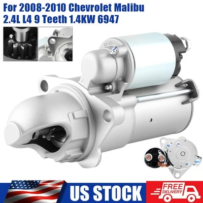 Starter Motor Fit Pontiac G5 G6 Solstice & Saturn Aura Sky Vue & Saab 44807 9-3X - Image 1 of 4