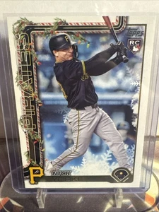 2025 Topps Holiday Baseball Nick Yorke  #H115 RC Pirates!! - Picture 1 of 2