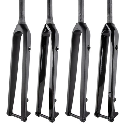 MTB Bicycle Carbon Fiber Rigid Fork BThru Axle 15mm*100mm 26er 27.5er 29er  - Image 1 of 4