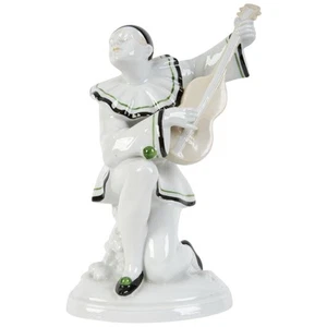 Porcelain figure "Pierrot with guitar", Fasold & Stauch, Germany, 1930s - Picture 1 of 4