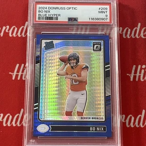2024 Panini Donruss Optic Blue Hyper #209 Box Rookie RC PSA 9 - Bild 1 von 2