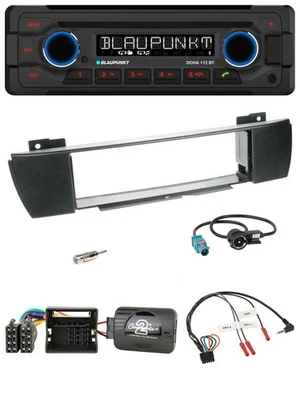 Blaupunkt Lenkrad MP3 CD Bluetooth USB Autoradio für BMW X3 E83 2004-2010 mittig - Bild 1 von 4