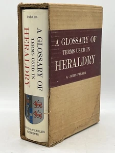 A Glossary of Terms Used in Heraldry James Parker HC David & Charles Reprints - Picture 1 of 4