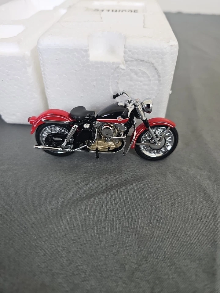 Harley Davidson XL Sportster 1957 Franklin como nuevo modelo de motocicleta 1:10 Foto 1 de 4