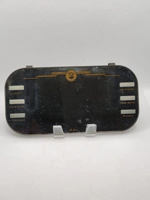 Espejo de tocador Oldsmobile vintage años 40 años 50 parasol disco de viaje y servicio Foto 1 de 4