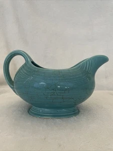Fiesta Ware Turquesa Vintage con Diseño Gravy Boat EE. UU. - Imagen 1 de 16