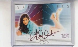 2016 Benchwarmer Dreamgirls Alison Waite Autogrammkarte - Bild 1 von 2
