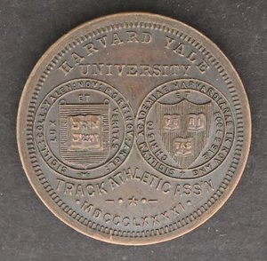 1897 Harvard Yale Track Athletic Assn. Running Breitsprung Bronzemedaille - Bild 1 von 4