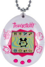 Tamagotchi Electronic Game, White/Pink