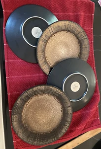Set of 4 Mikasa Gourmet Basics by Mikasa Verona Stoneware 8 3/8" Salad Plates - Picture 1 of 5