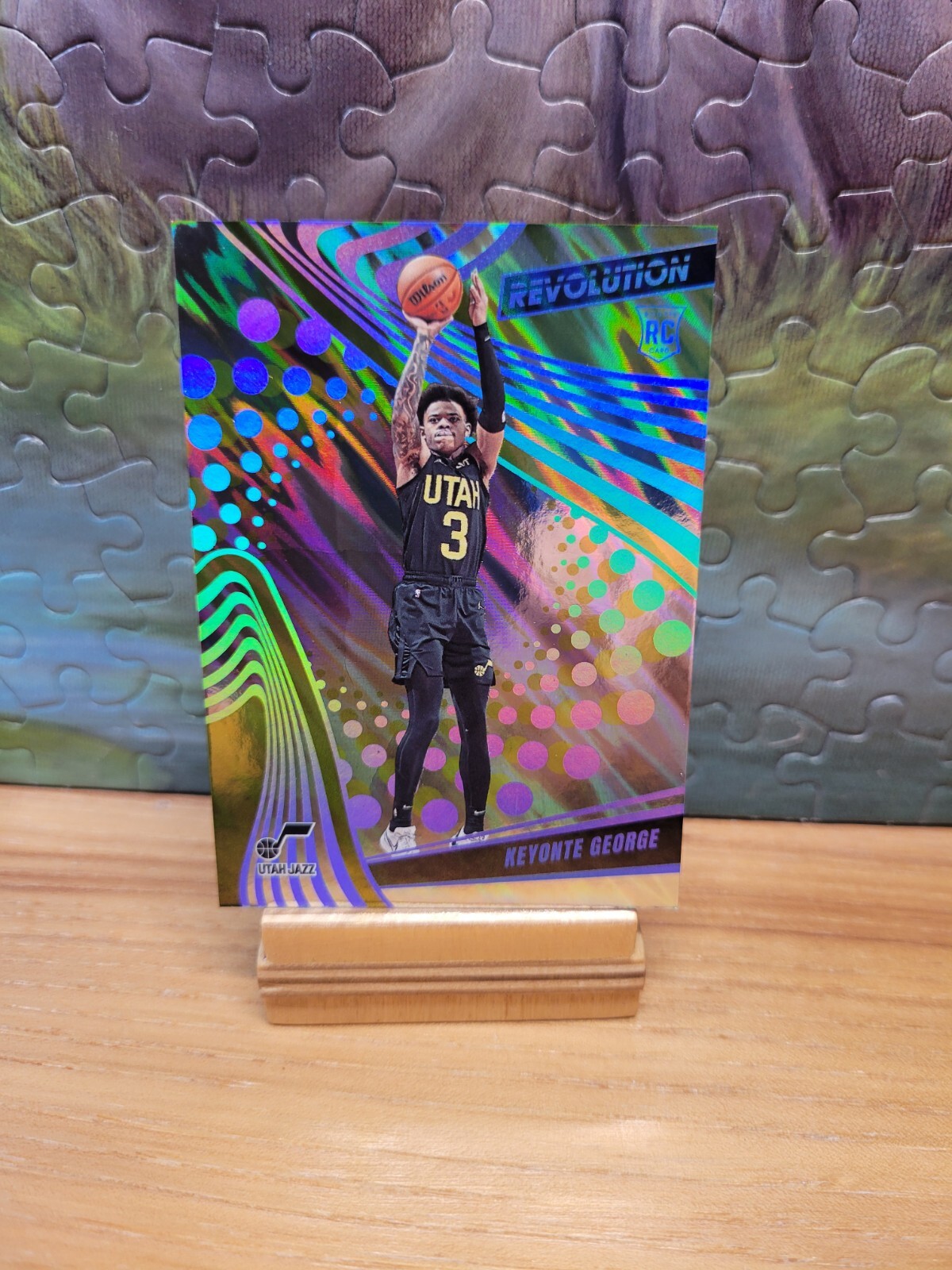 2023-24 Panini Revolution Keyonte George Rookie Lava 3/10 Jersery # -  Utah Jazz