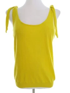 Mango T. M Verde lima Blusa Algodón Sin mangas - Imagen 1 de 5