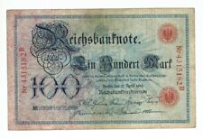 GERMANY REICHSBANKNOTE 100 MARK 1903